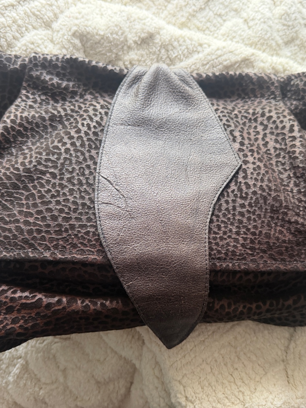 Susan Riedweg oversized clutch